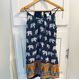 A'gaci size medium Black and White Patterned Dress